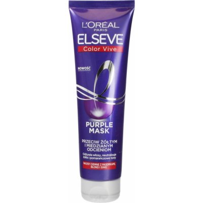 L'Oréal Paris Elseve Color-Vive Purple maska pro blond a melírované vlasy 150 ml – Zboží Mobilmania