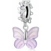 Přívěsky Royal Fashion stříbrný přívěsek Skleněný motýl SCC2087