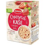 Emco Ovesná kaše s jahodami 5 x 55 g – Zbozi.Blesk.cz