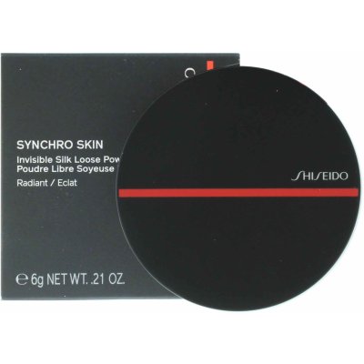 Shiseido Synchro Skin Invisible Silk Loose Powder sypký transparentní pudr Radiant Eclat 6 g – Zboží Dáma