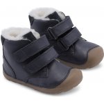 Barefoot Bundgaard dětská zimní obuv Petit Mid Winter Strap 519 Navy – Zboží Dáma