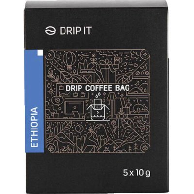 Drip It Káva na cesty ve filtru Ethiopia Yirgacheffe 5 x 10 g