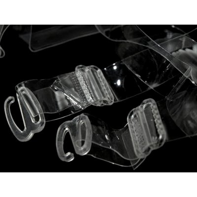 Prima-obchod Ramínka silikonová šíře 15 mm s plastovým zapínáním, barva 15 mm transparent – Zboží Mobilmania