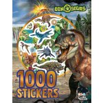 1000 samolepek v sešitu Dinosauři – Zboží Mobilmania