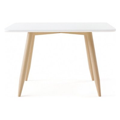 BILLIANI dřevěný stůl SPY 653 Barva Bílá GALERIE - Moření Billiani Moření buk Rozměr desky stolu 140 x 140 cm
