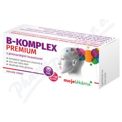 Moje lékárna B-Komplex PREMIUM 30 tablet – Hledejceny.cz