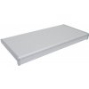 Parapet Deokork Vnitřní plastový parapet renolitová folie 50x500 mm Metbrush aluminium R12 (Stříbrná) 436 1001 RENOLIT