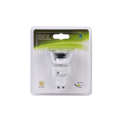 Lucide Žárovka CFL - Žárovka CFL - Ø 5 cm - GU10 - 1x7W 2700K - Bílá