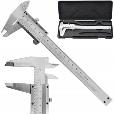 GEKO Měřítko posuvné kovové, 0-150mm x 0,05 – HobbyKompas.cz