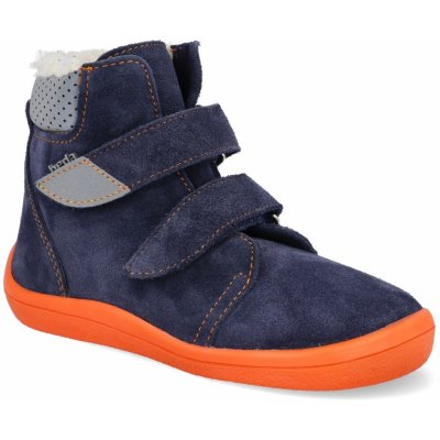 Beda Beda barefoot Barefoot zimní boty s membránou blue mandarine – Sleviste.cz