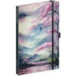 NOTIQUE Notes Sakura linkovaný 13 x 21 cm – Zboží Dáma