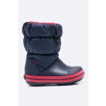 Crocs Winter Puff Boot Kids dětské sněhule modrá – Zboží Dáma