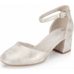 Rieker dámské lodičky 44762-91 zlatá – Zboží Mobilmania