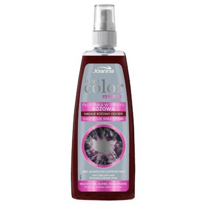 Joanna Ultra Color Pink Hair Rinse Spray tónovací přeliv ve spreji růžový 150 ml – Zboží Mobilmania