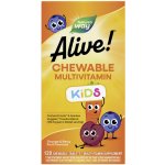 Natures Way Alive! Kids Chewable Multivitamin 120 žvýkacích tablet – Hledejceny.cz