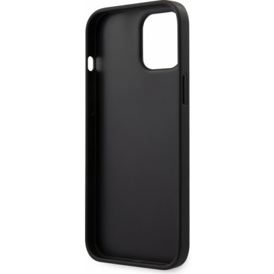 Pouzdro Karl Lagerfeld Saffiano K&C Heads iPhone 12 Pro Max černé – Zboží Mobilmania