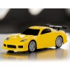 RC model Racing Turbo C71 On-Road SPORT RC Car RTR žlutá 1:76