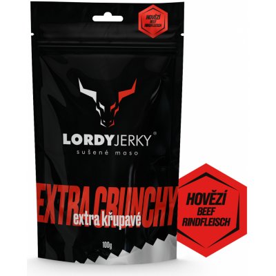 Lordy Jerky Hovězí sušené maso Natural 100 g