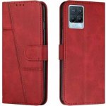 TT-TopTechnology Pouzdro Realme 8 / 8 Pro červené knížkové | flip obal – Zboží Živě