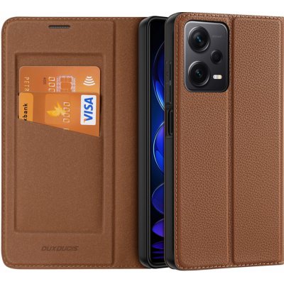 Pouzdro Dux Ducis Skin X2 Xiaomi Redmi Note 12 Pro Plus - hnědé – Zbozi.Blesk.cz