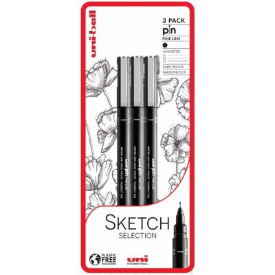 Uni Pin Sada linerů - Sketch Selection 3 ks - OFFICE LINE – Hledejceny.cz