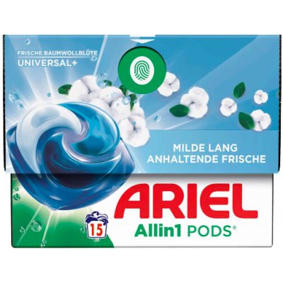 Ariel Pods + Frische Baumwollblüte 3v1 kapsle na praní 15 PD – Zboží Mobilmania