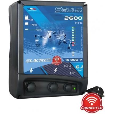 Lacme Zdroj pro elektrický ohradník SECUR 2600 HTE Connect'LD síťový 6 J – Hledejceny.cz