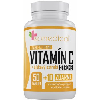BioMedical Vitamín C Strong 60 tablet od 145 Kč - Heureka.cz