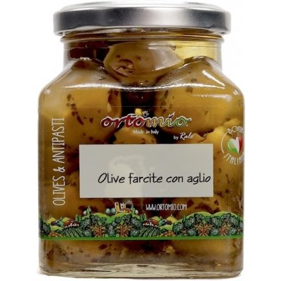Ortomio Olivy plněné česnekem 314 ml