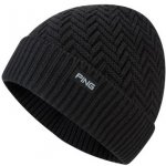 Ping Kirk Knit Beanie Zimní golfová čepice Černá – Zboží Mobilmania