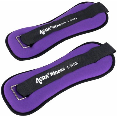 ACRA Závaží na zápěstí/kotníky 2 x 1,5 kg – Sleviste.cz