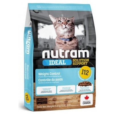 Nutram 12 Ideal Weight Control Cat 2 x 5,4 kg – Zboží Mobilmania