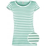 Námořnické triko Anne pruhované zelené – Zboží Mobilmania