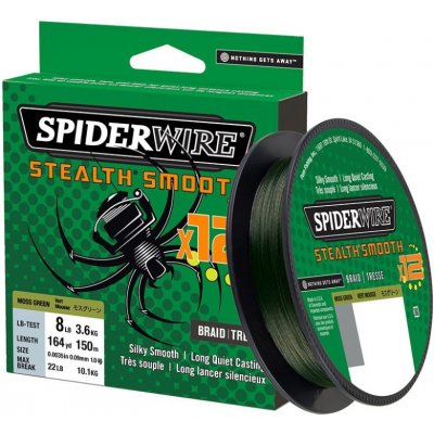 Spiderwire šňůra Stealth Smooth 1m 0,23mm 23,6kg – Zboží Mobilmania