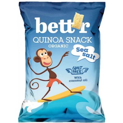 Bett’r Bio Snack z quinoy s mořskou solí 50 g – Zboží Mobilmania