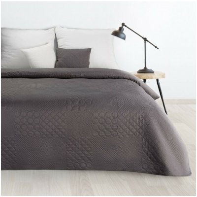 Mondo Italia Přehoz na postel Boni5 grafitový 220x240 cm Grafitová – Sleviste.cz