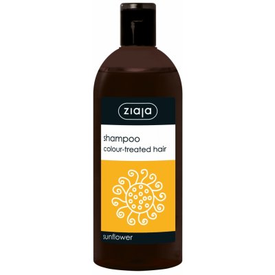 Ziaja Sunflower šampon s výtažkem ze slunečnice pro barvené vlasy 500 ml – Zboží Dáma