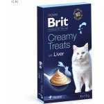 Brit Premium by Nature Cat Creamy Treats with Liver 6 x 15 g – Hledejceny.cz