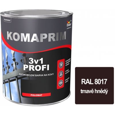Dulux KOMAPRIM PROFI 3v1/4L RAL 8017 tmavě hnědá – Hledejceny.cz
