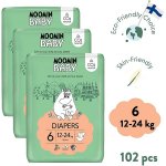 Moomin Baby 6 Maxi 12–24 kg 102 ks – Sleviste.cz