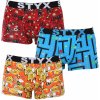 Boxerky, trenky, slipy Styx art 3 Pack pánské boxerky sportovní guma vícebarevné (3G12914)