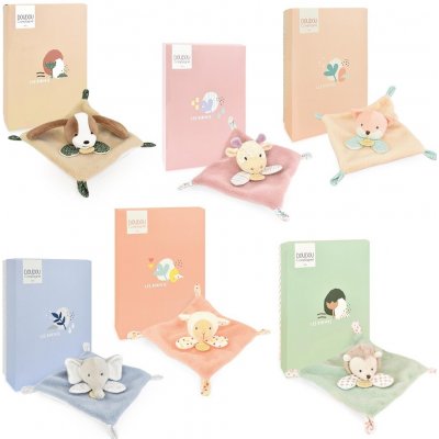 Doudou et Compagnie Paris Doudou muchláček růžový Žirafa 19 cm – Sleviste.cz