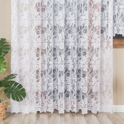 Klasická záclona polyester 300 cm x 250 – Zboží Mobilmania