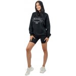 Nebbia Oversize mikina s kapucí GYM RAT 256 black – Zboží Dáma