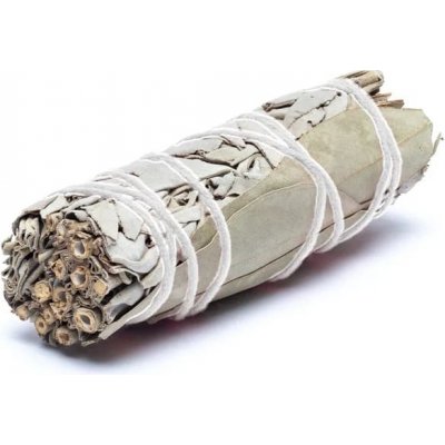 Mani Bhadra Bílá šalvěj s Eukalyptem 10 cm 25-35 g – Hledejceny.cz