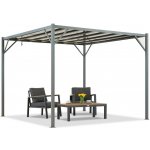 Garden Point terasová pergola Paros 3 x 3 m Antracitová – Sleviste.cz