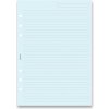 Filofax Poznámkový papír, linkovaný modrý A5
