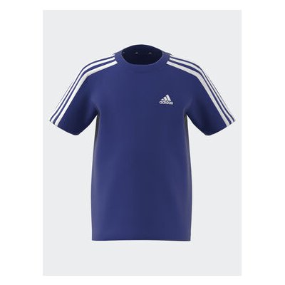 adidas t-shirt Essentials 3-Stripes Cotton t-shirt IJ6344 modrá – Zbozi.Blesk.cz