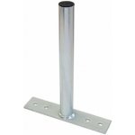 RUZNE Držák stožáru jezdec - spodní část pás, 30cm/35mm, galvanický zinek 47372JP – Sleviste.cz