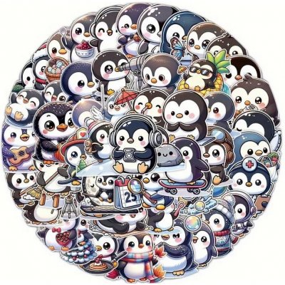 Set 50 samolepek tučňák (2) – Sleviste.cz